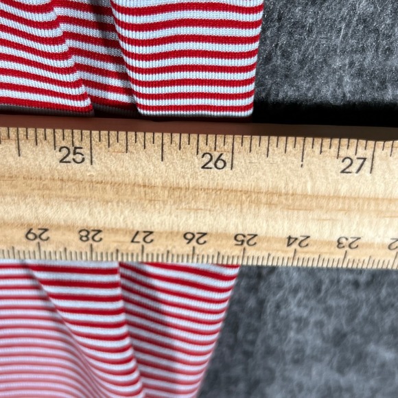 Greyson Golf Polo Shirt Red White Striped Leaf‎ Logo Casual Mens 2XL - Picture 6 of 10